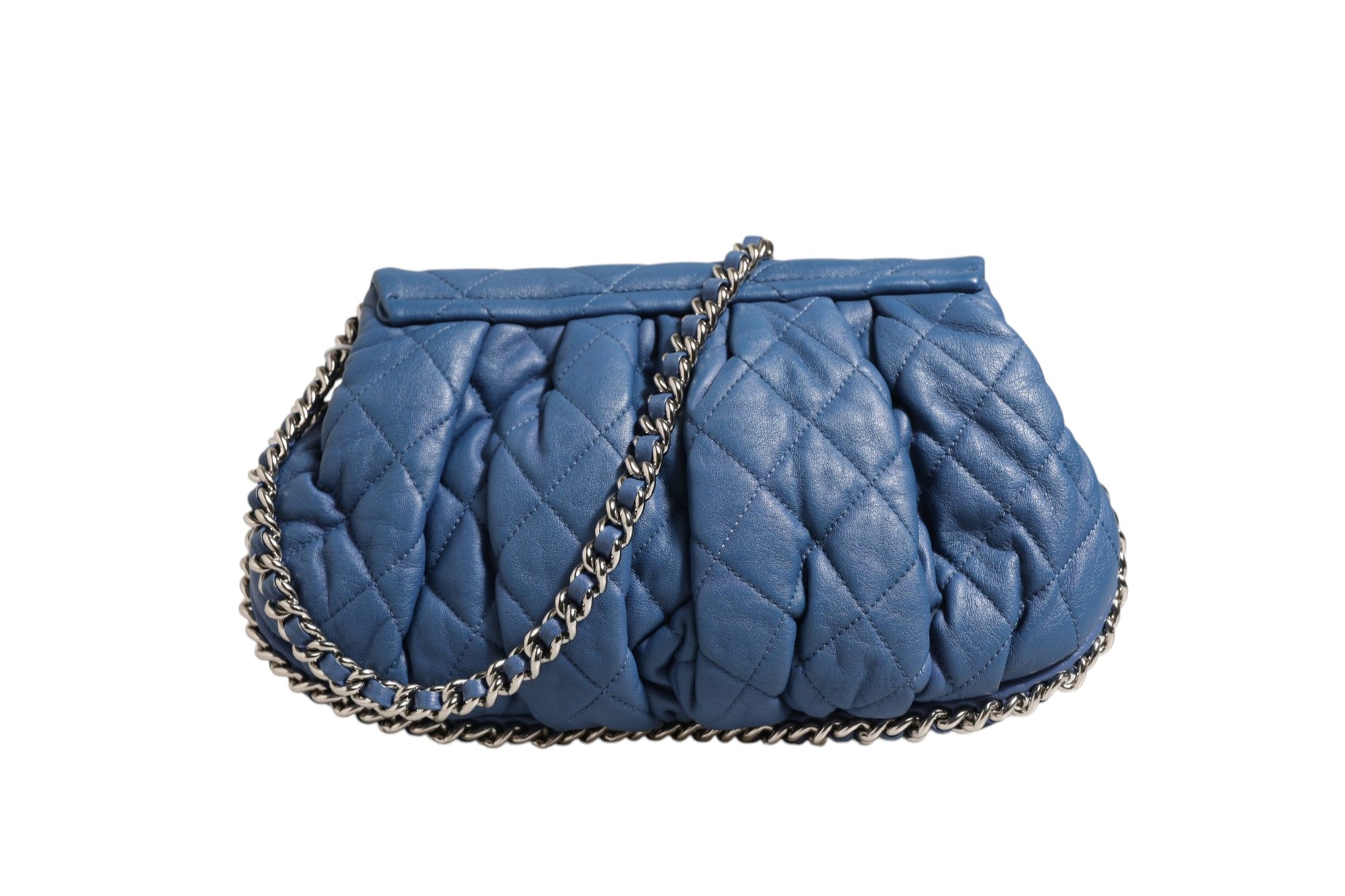 Chanel Chain Around Flap Bag - Cerulean Blue 