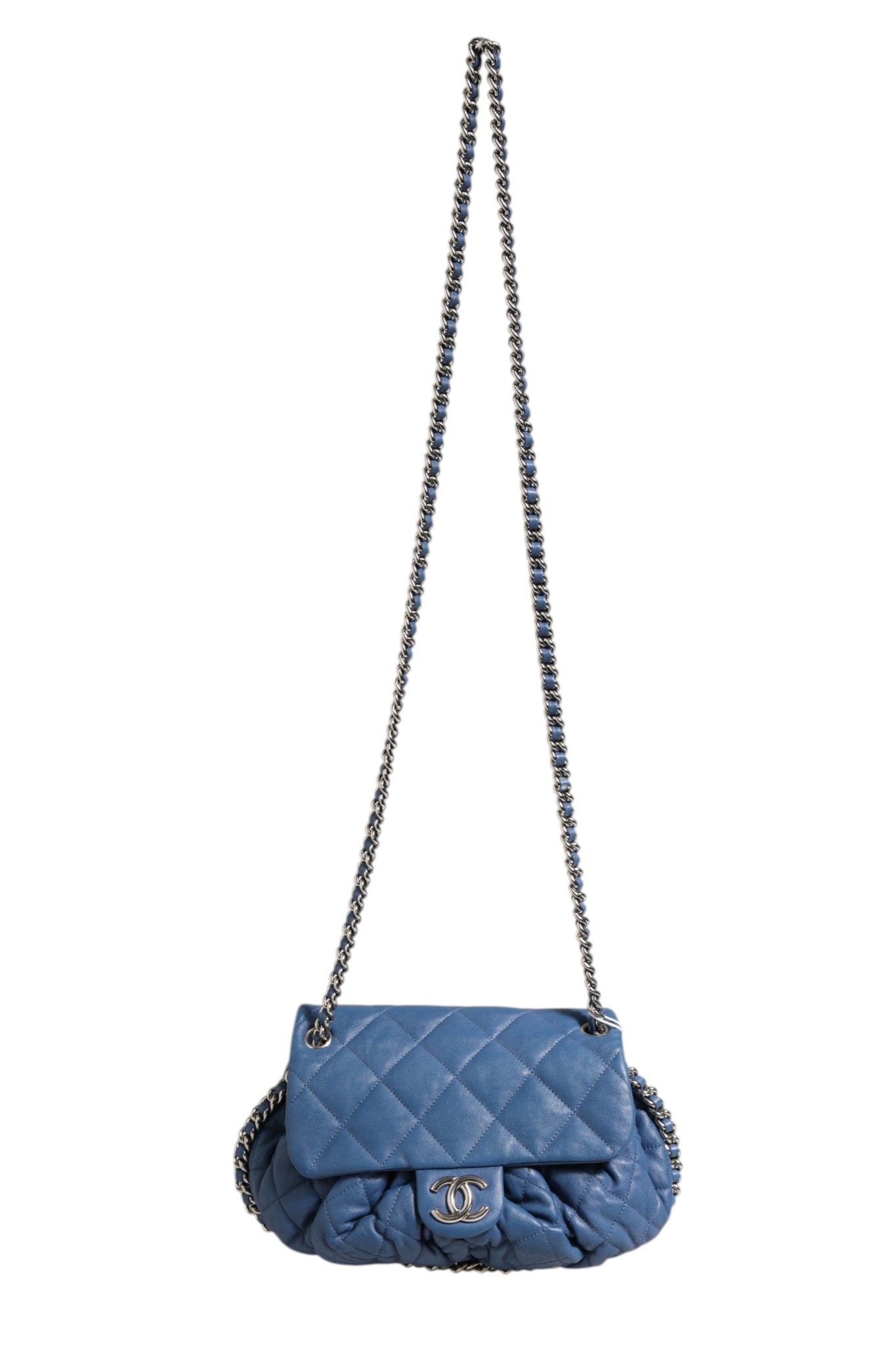 Chanel Chain Around Flap Bag - Blue