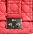 Christian Dior Miss Dior Bag In Cannage Leather - Coral