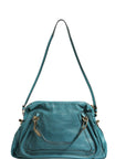 Used Chloé Paraty Bag Aquamarine Leather