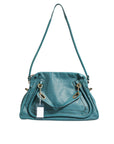 Used Chloé Paraty Bag Aquamarine Leather