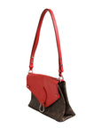 Louis Vuitton Saint Michel Monogram Epi Shoulder Bag Coquelicot