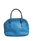 Used Gucci Leather Dome Handbag - Blue