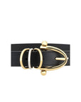Chloé Leather Bracelet Belt - Black