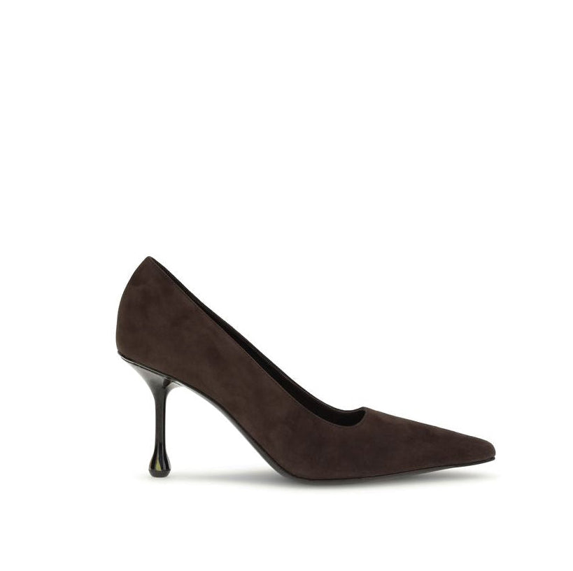 Jimmy Choo Ixia Suede Leather Pumps - Brown