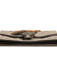 Gucci Supreme Monogram Bee Embroidered Shoulder Bag