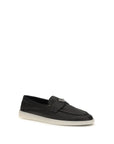 Prada Suede Leather Loafers - Black