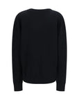 Balmain Merino Wool V-Neck Sweater - Black