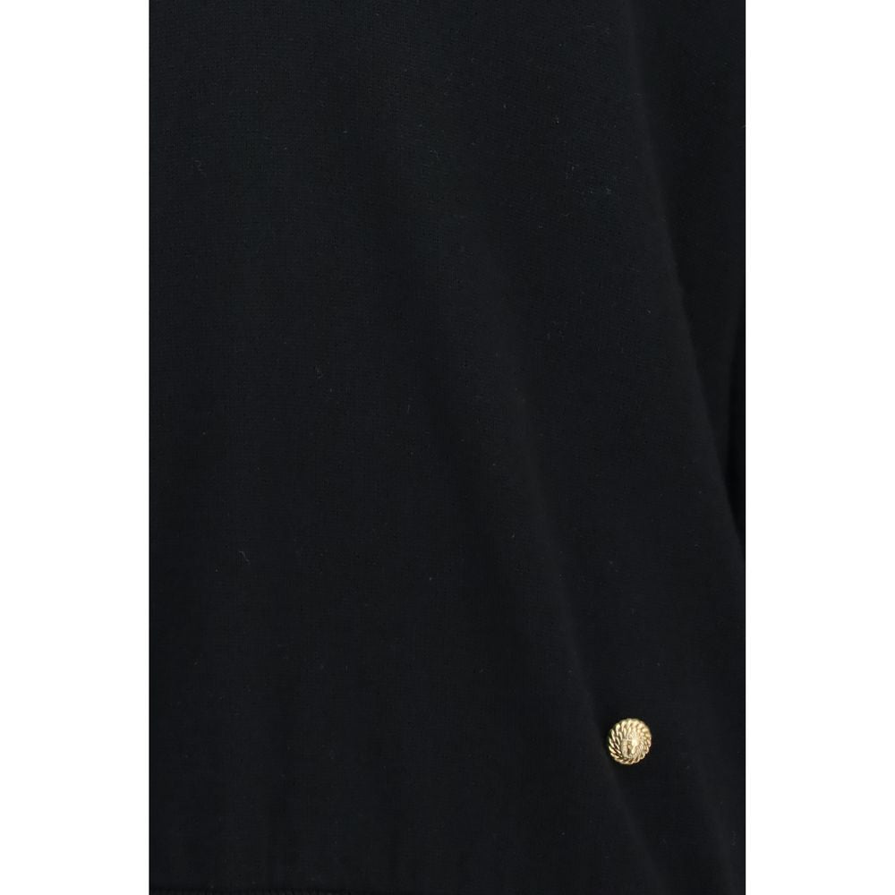 Balmain Merino Wool V-Neck Sweater - Black