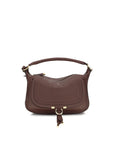 Chloé Leather Marcie Small Shoulder Bag - Bordeaux