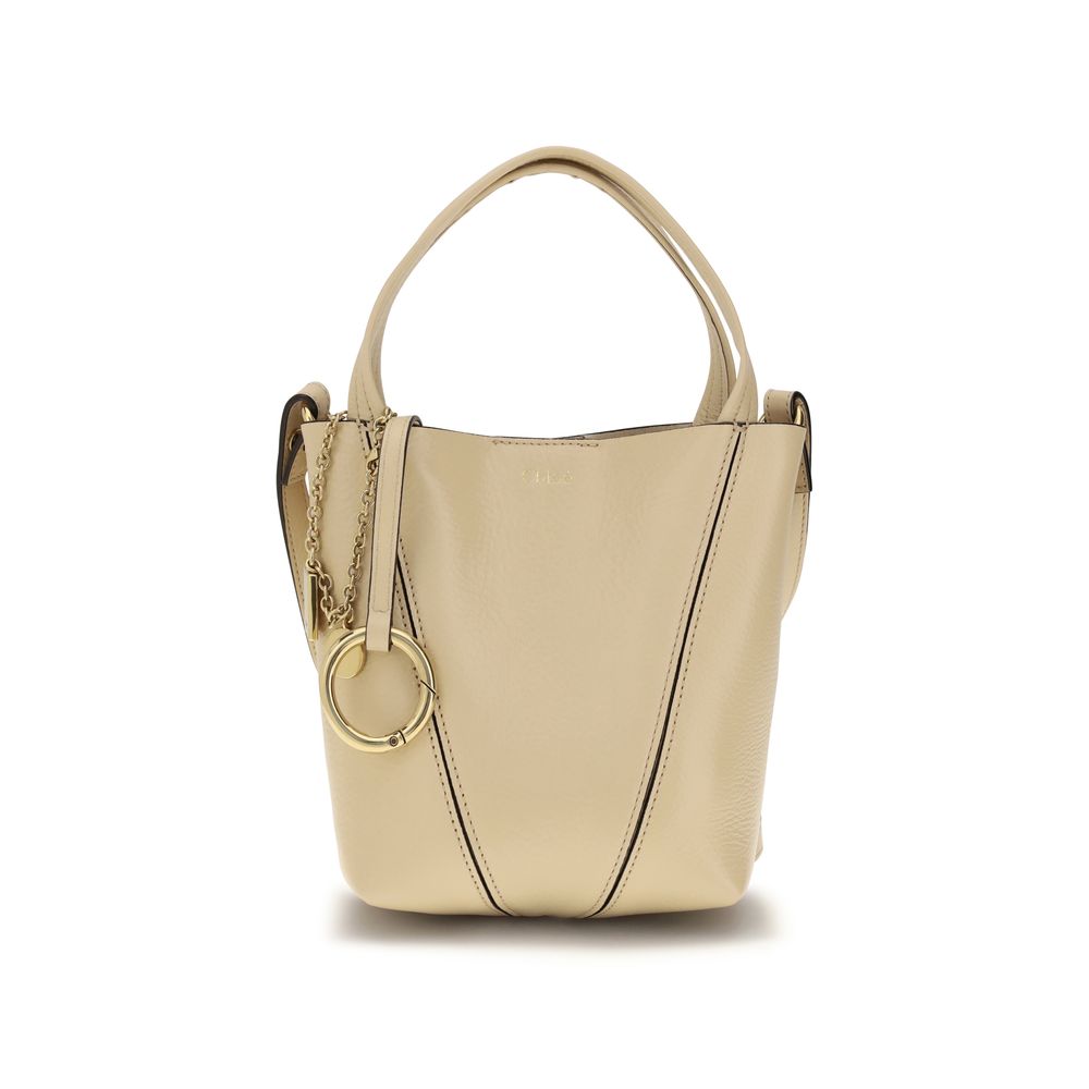 Chloé Leather Spin Tote & Shoulder Bag