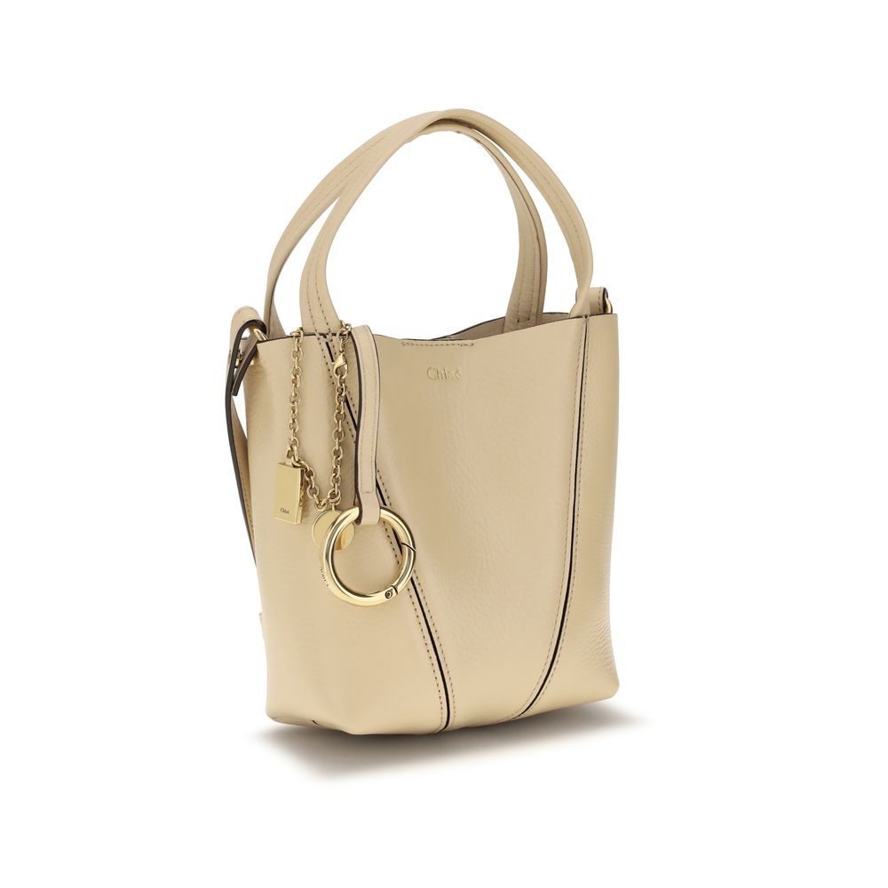 Chloé Leather Spin Tote & Shoulder Bag