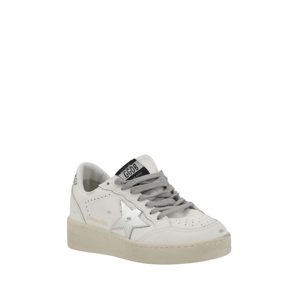 Golden Goose Leather Ball Star 2 Sneakers
