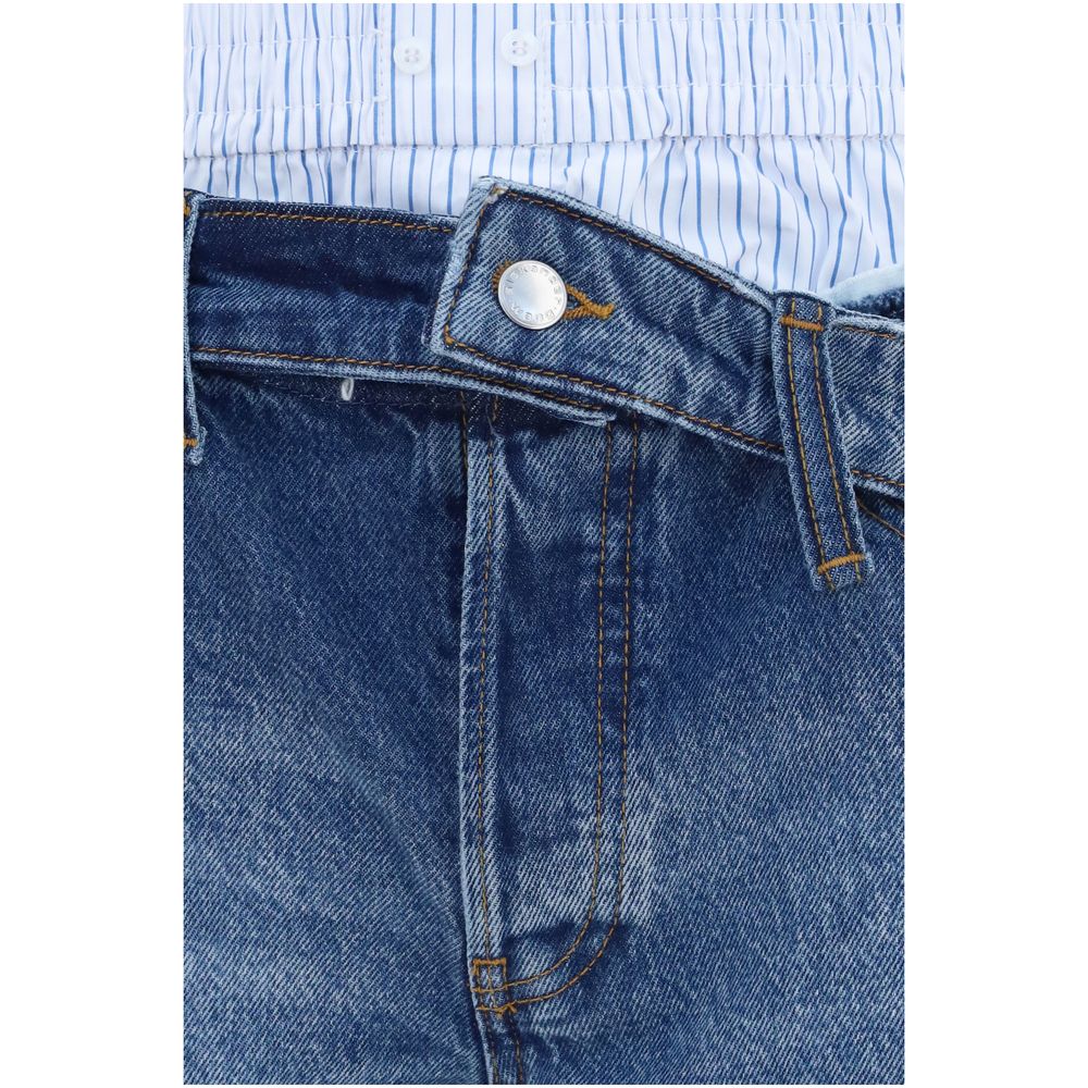 Alexander Wang Boxer And Denim Shorts