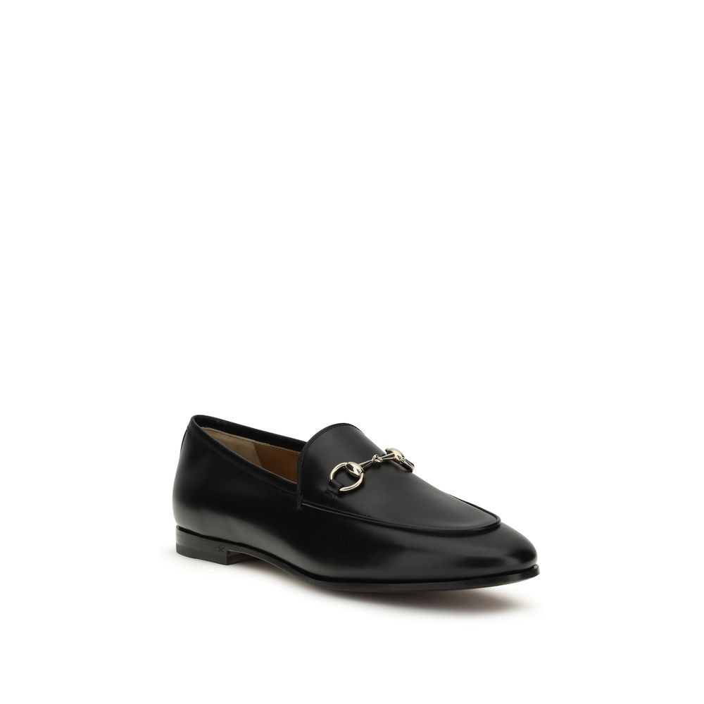 Gucci Leather Jordaan Loafers - Black