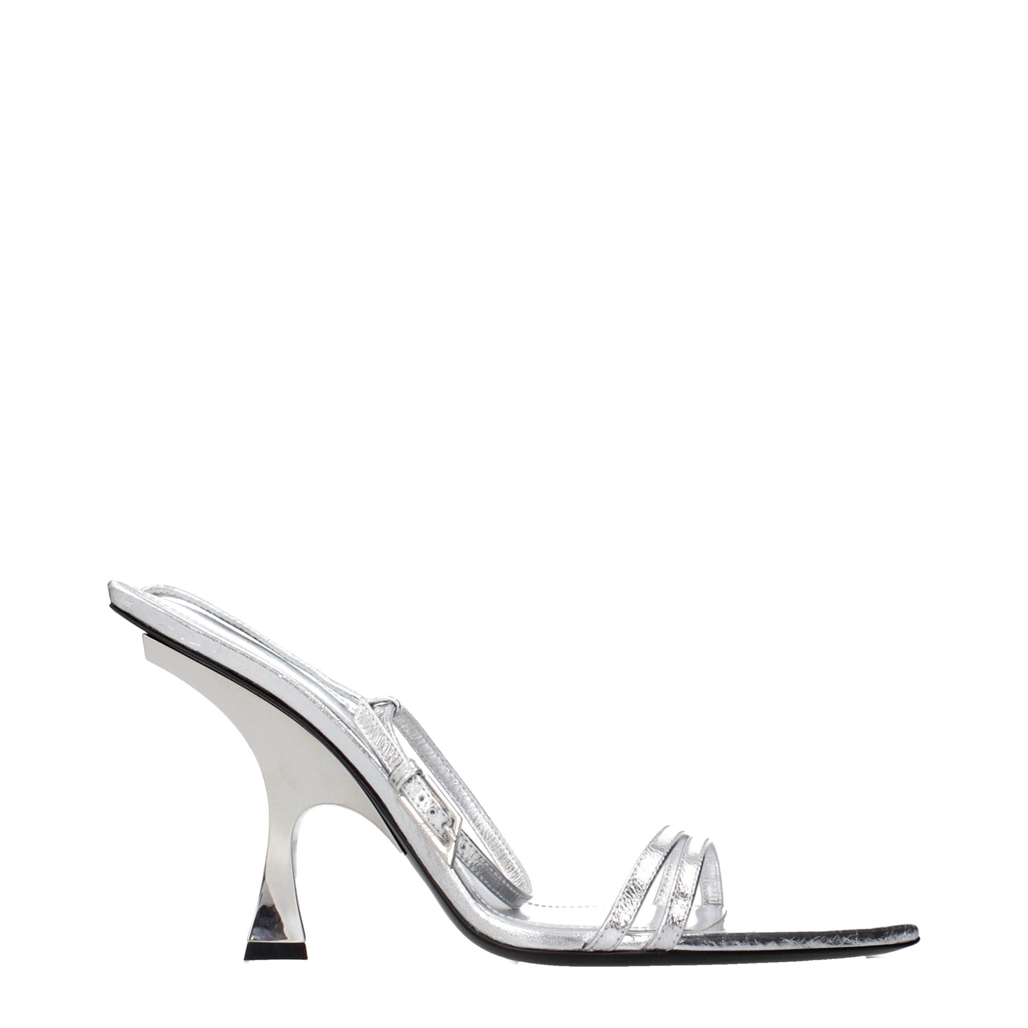 The Attico Ester Sandals - Silver