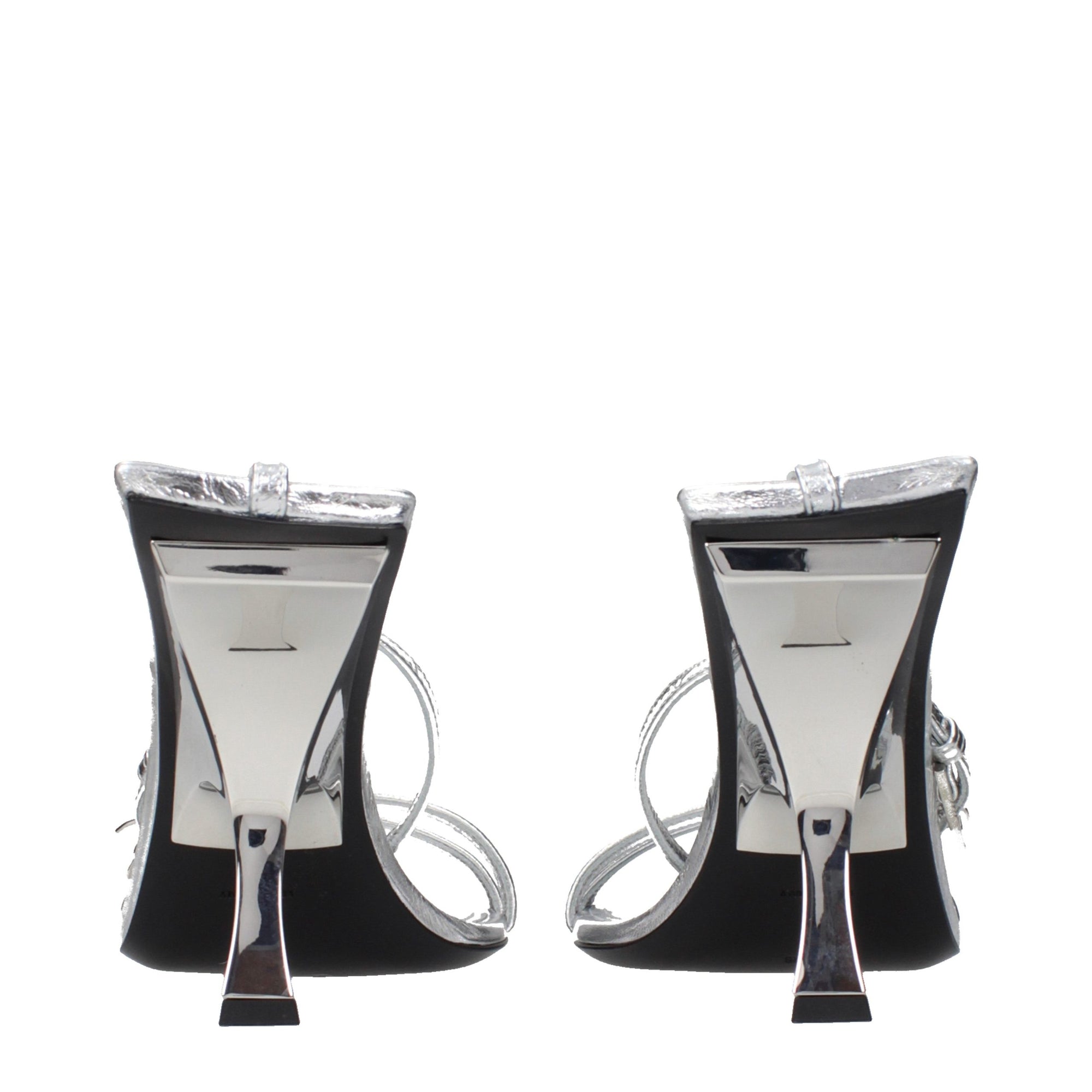 The Attico Ester Sandals - Silver