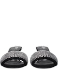 Prada Embellished Kitten Heel Mule Sandals