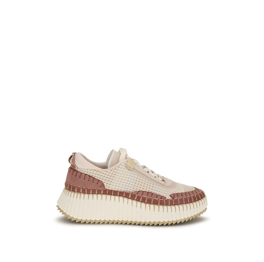 Chloé Nama Chunky Platform Sneakers - Brown