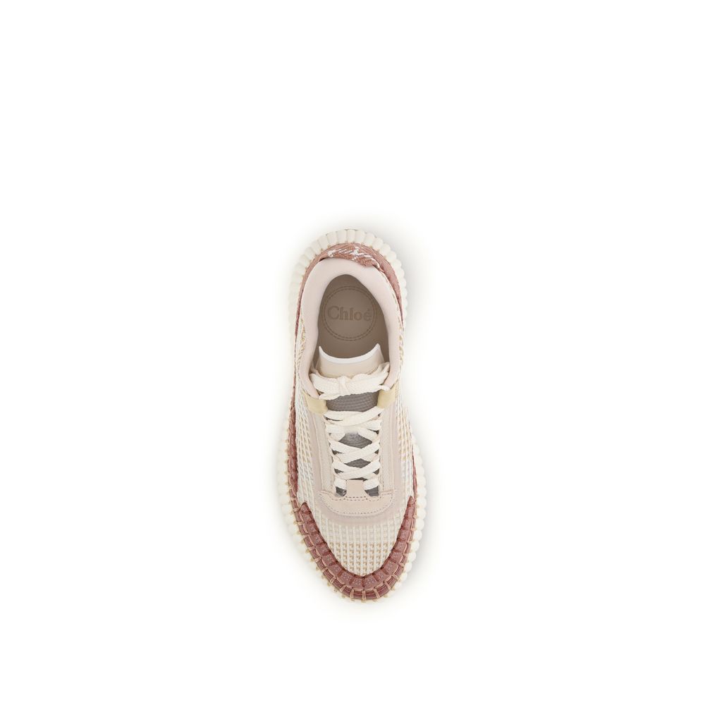 Chloé Nama Chunky Platform Sneakers - Brown