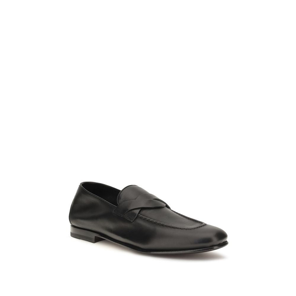 Tom Ford Gigi Leather Loafers - Black