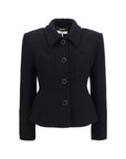 Chloé Wool Single-Breasted Blazer - Black