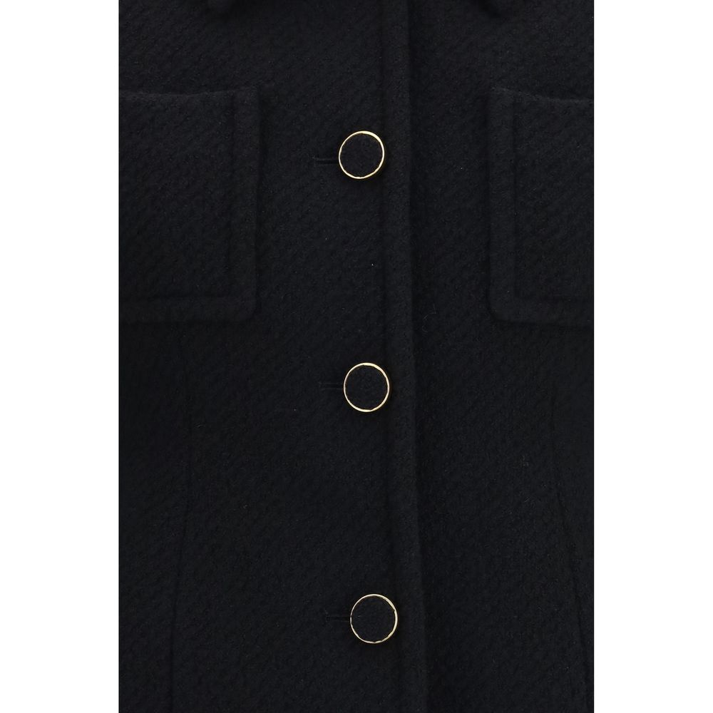 Chloé Wool Single-Breasted Blazer - Black
