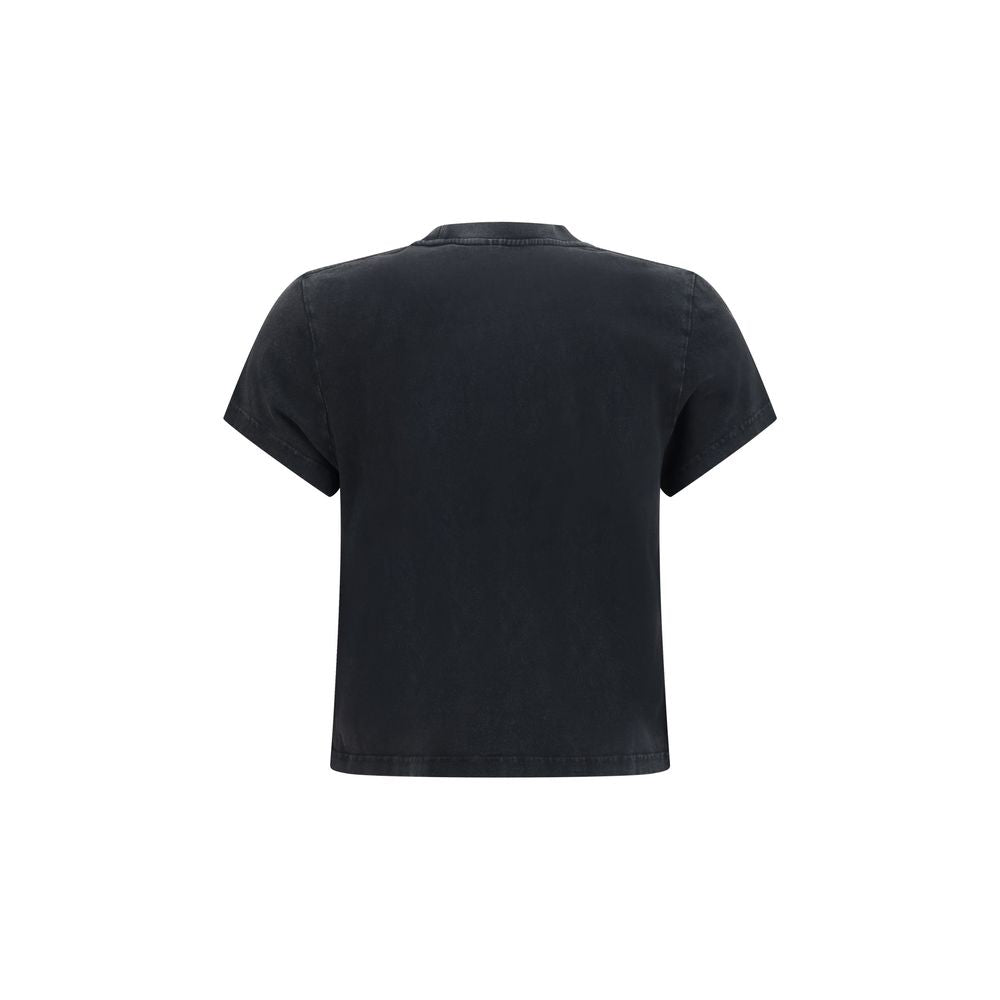 Alexander Wang Logo Short T-Shirt - Black