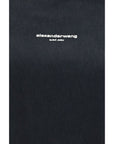 Alexander Wang Logo Short T-Shirt - Black