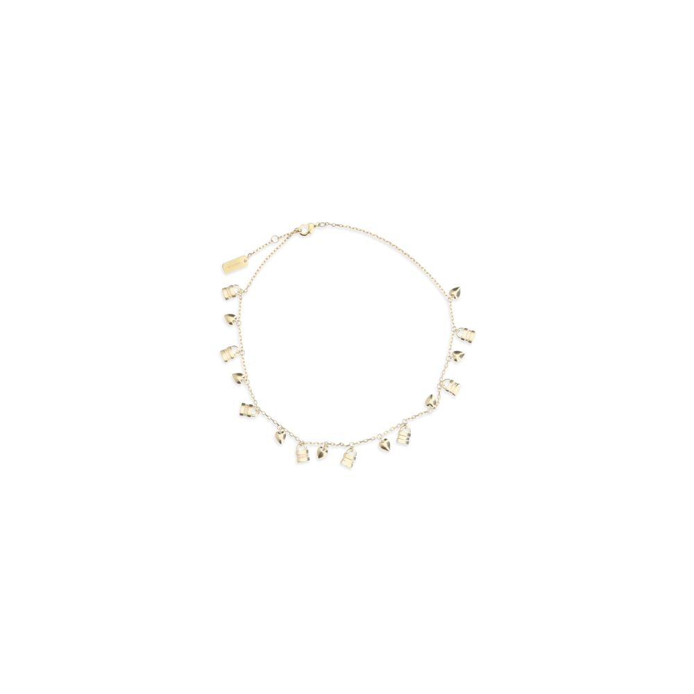 Chloé Brass Mini Paddington Necklace - Gold