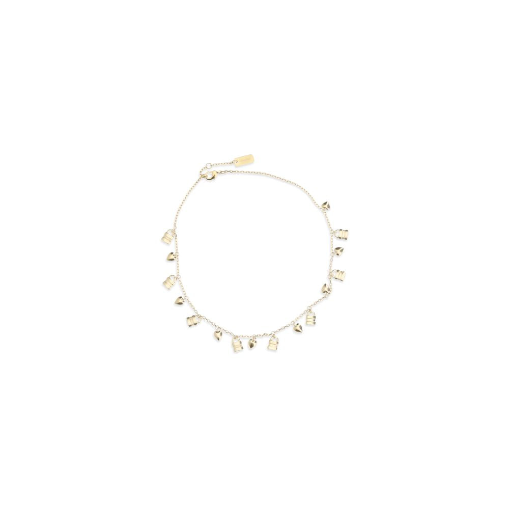Chloé Brass Mini Paddington Necklace - Gold