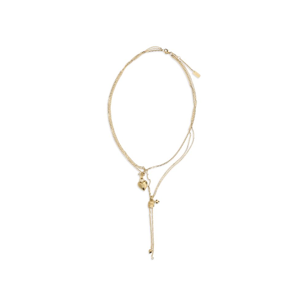 Chloé Brass Paddington Mini Necklace - Gold