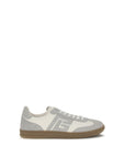 Balmain Swan Suede Leather Athletic Sneakers