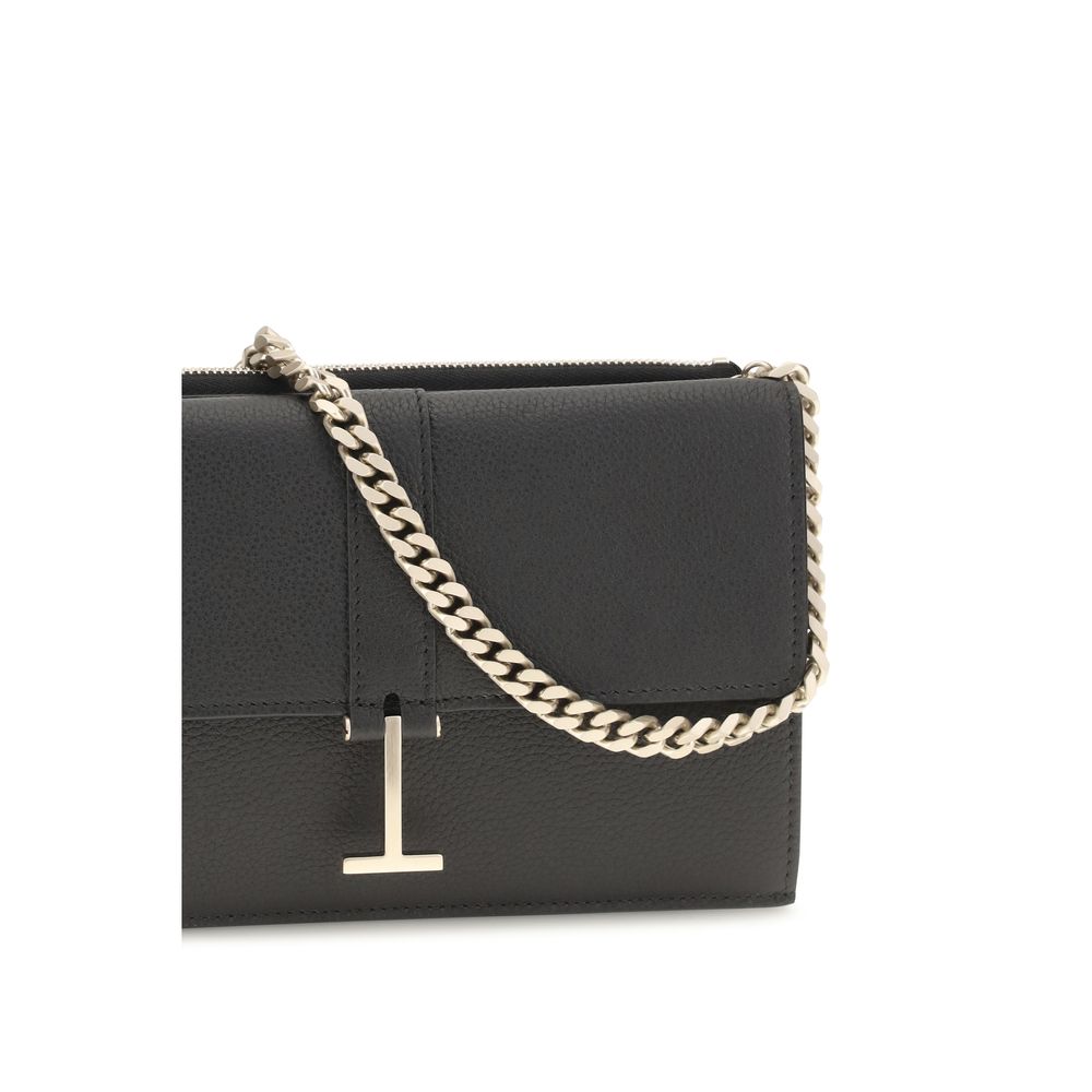 Tom Ford Chain Strap Leather Shoulder Bag