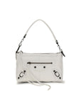 Balenciaga Le City Moto Mini Handbag - White