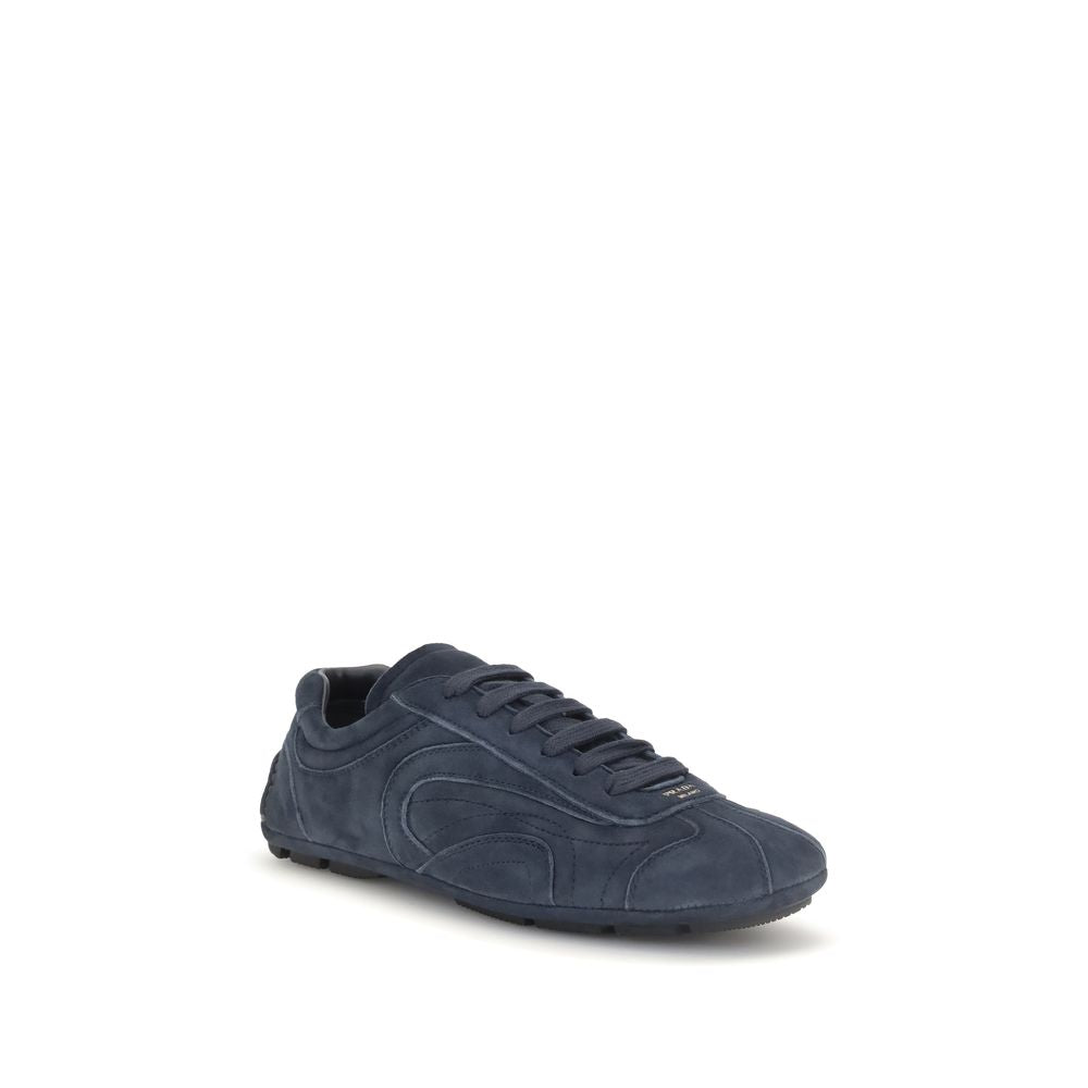 Prada Montecarlo Re-Edition 2005 Suede Leather Sneakers - Blue