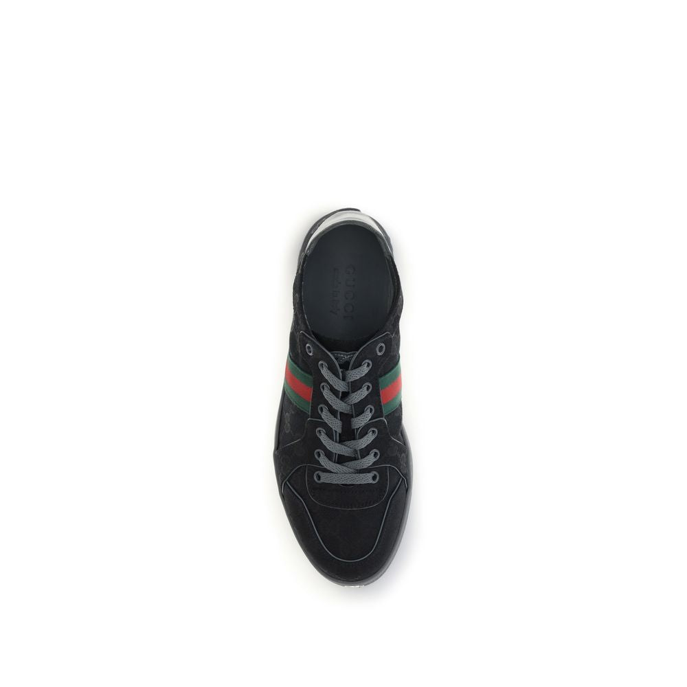 Gucci Stretch Low Top Sneakers - Black