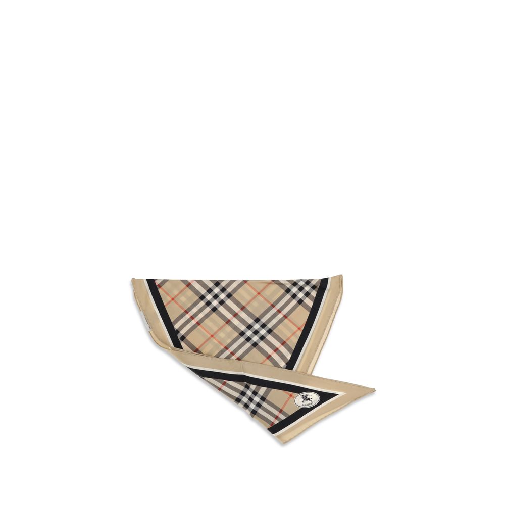 Burberry Checkered Silk Scarf