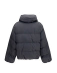 Balmain Zip High-Neck Puffer Jacket - Black