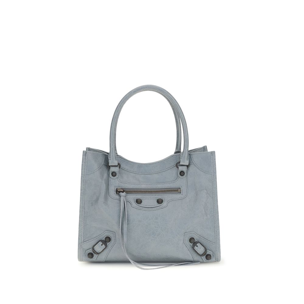 Balenciaga Le City Tote Mini Shoulder Bag - Light Blue