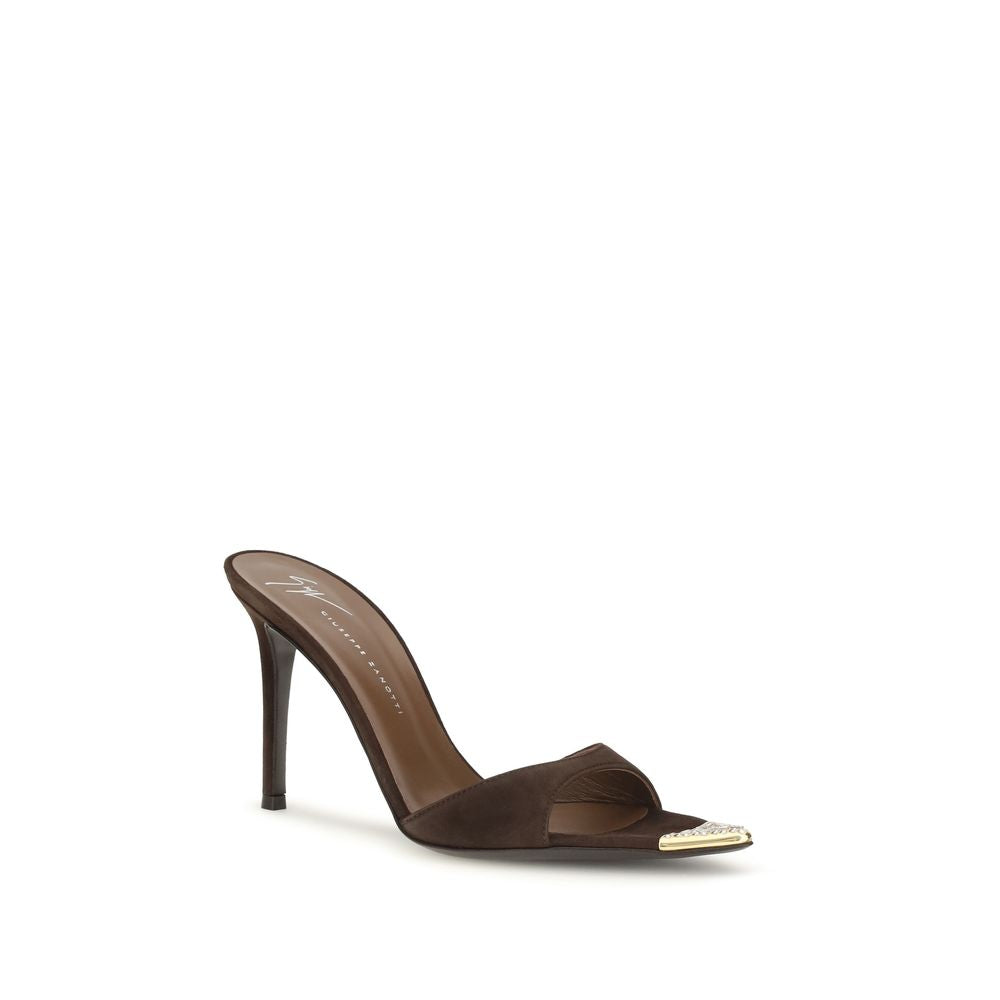 Giuseppe Zanotti Intrigo Jewelry Mule Sandals
