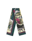 Burberry Etched Knight Silk Scarf
