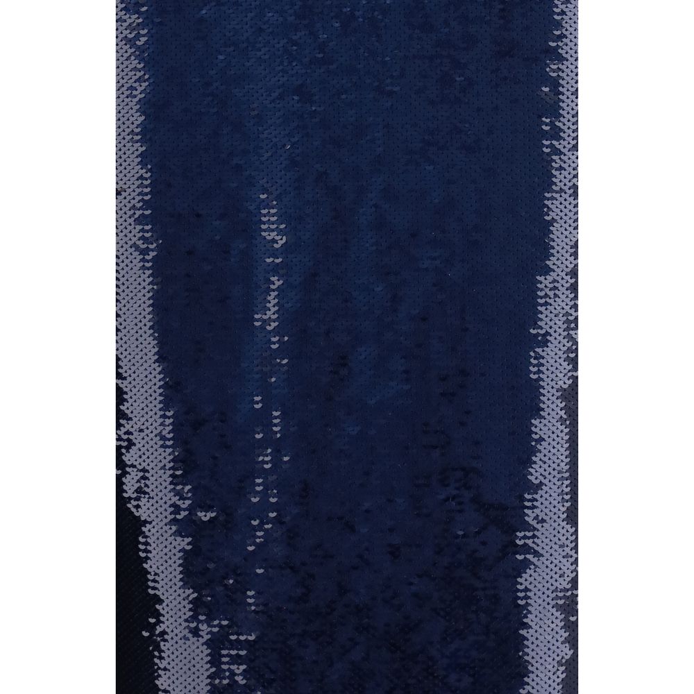 Tom Ford Silk &amp; Sequin Midi Skirt - Black &amp; Blue