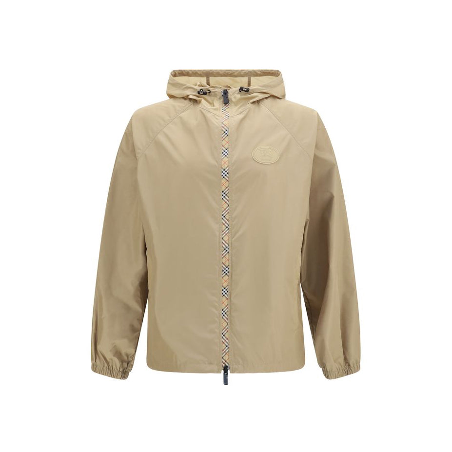 Burberry Nylon Hooded Shell Jacket