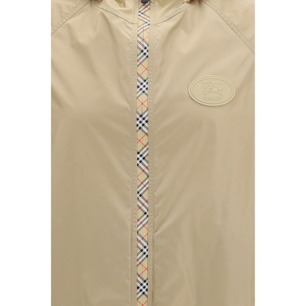 Burberry Nylon Hooded Shell Jacket