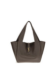 Saint Laurent Leather Le 5 à 7 Bea Shoulder Bag - Dark Chocolate