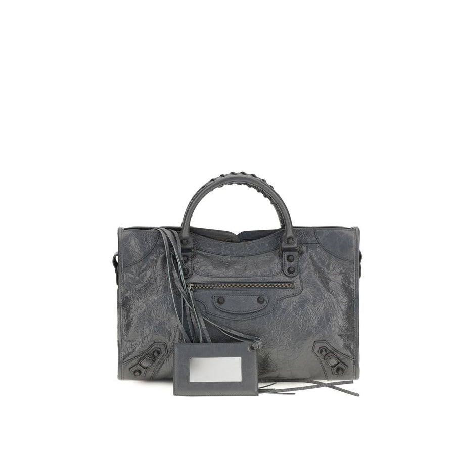 Balenciaga Le City Medium Shoulder Bag - Gray/Grey