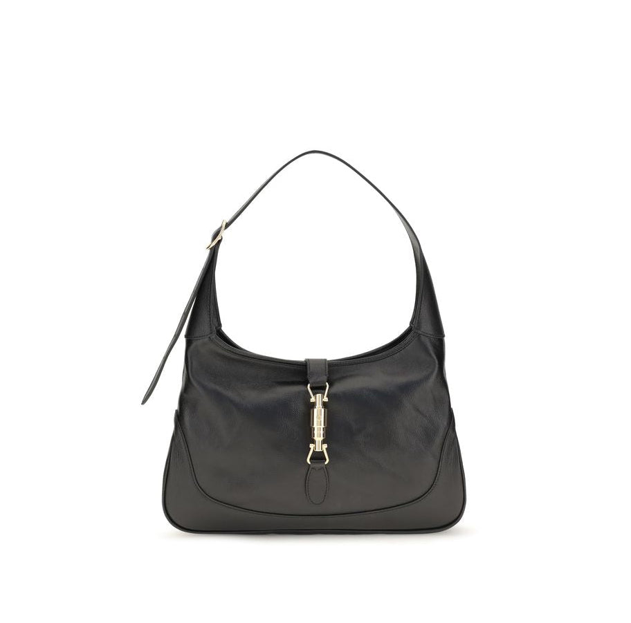 Gucci Jackie 1961 Leather Medium Shoulder Bag - Black