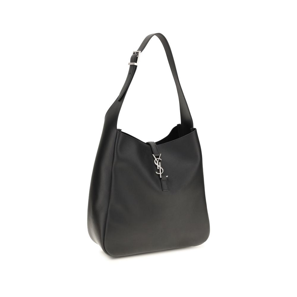 Saint Laurent Leather Le 5 À 7 Large Bag - Black