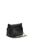 Balenciaga Le City Multipocket Medium Leather Shoulder Bag - Black